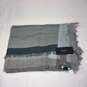 NWT rag + bone Women's Astrid Scarf Gray